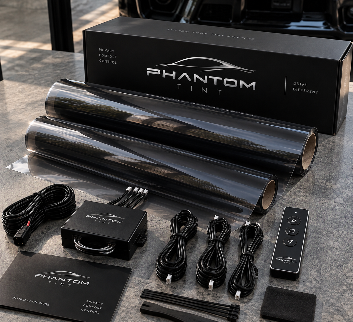 PHANTOM™ Smart Tint - 2 Windows Kit